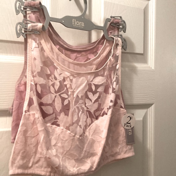 Flora Nikrooz Other - 2 Pack Floral Burnout Bralettes